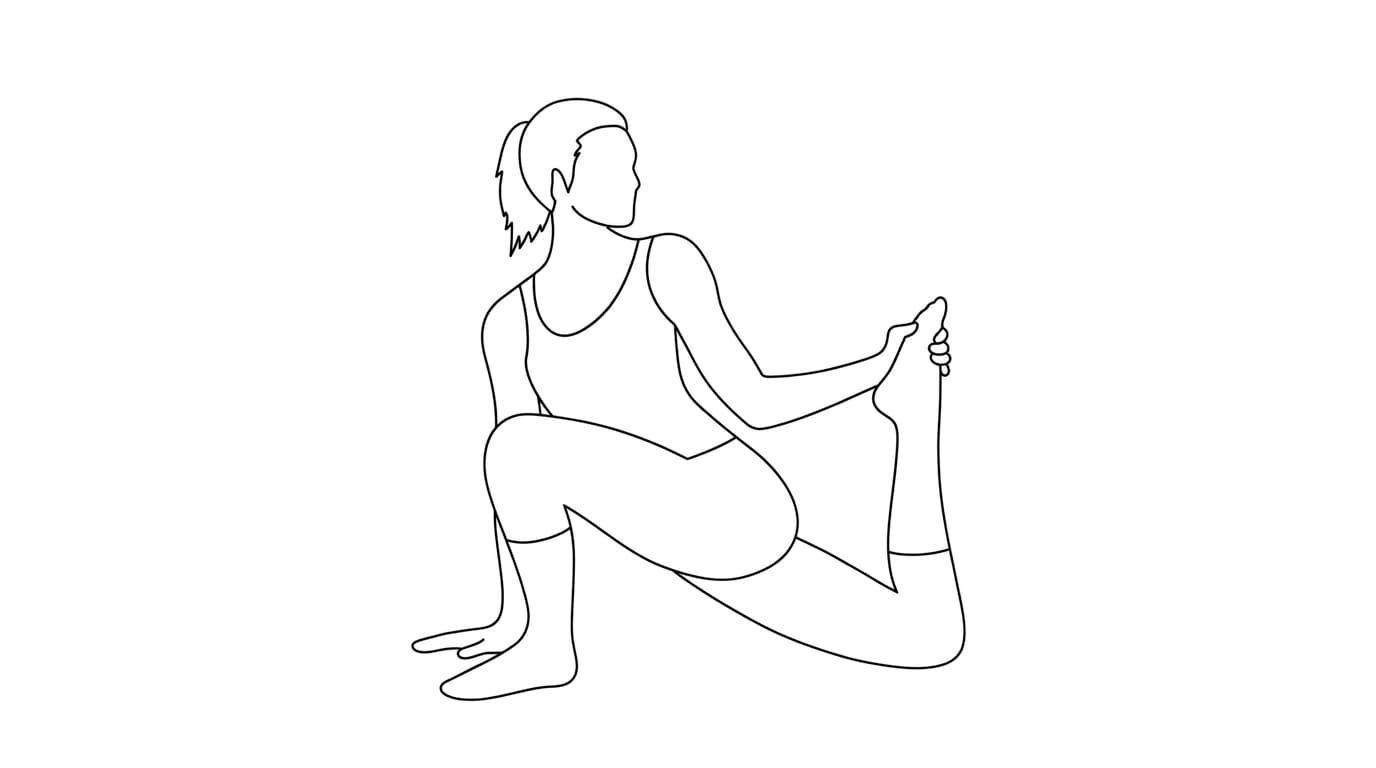Line-art illustration of Crooked Monkey